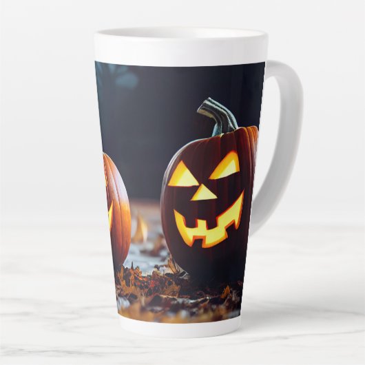 tasse citrouille カフェラテマグ (右アングル)
