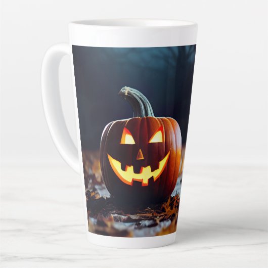 tasse citrouille カフェラテマグ (左アングル)