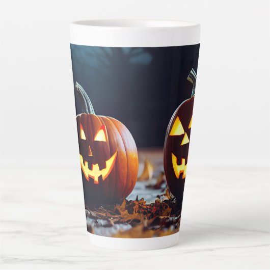 tasse citrouille カフェラテマグ (正面)