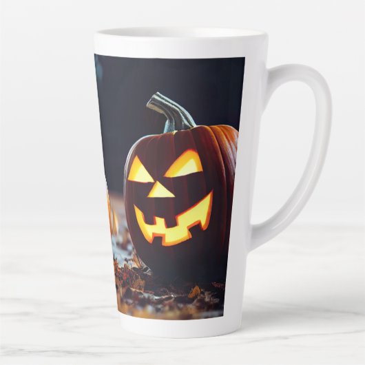 tasse citrouille カフェラテマグ (右)