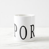 Tasse classique blanche DESIGN SPORT  コーヒーマグカップ (中央)