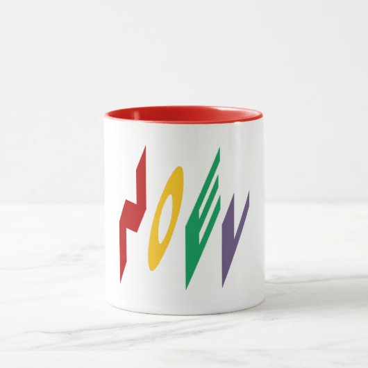 Tasse Combo Mug rouge Design NOEL マグカップ (中央)