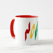 Tasse Combo Mug rouge Design NOEL マグカップ (正面左)