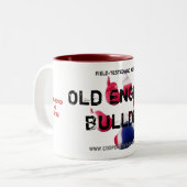 Tasse (cup) Old English Bulldog ツートーンマグカップ (正面左)