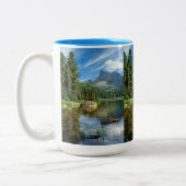 Tasse de Café Inspirée par la Beauté de nature" ツートーンマグカップ (左)