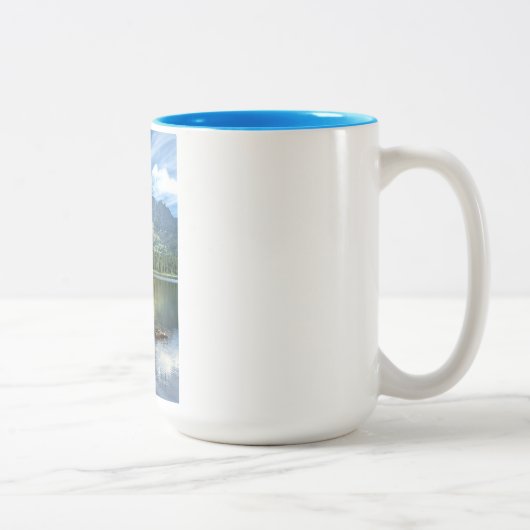 Tasse de Café Inspirée par la Beauté de nature" ツートーンマグカップ (右)