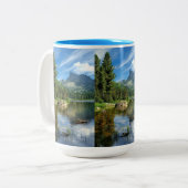 Tasse de Café Inspirée par la Beauté de nature" ツートーンマグカップ (正面左)