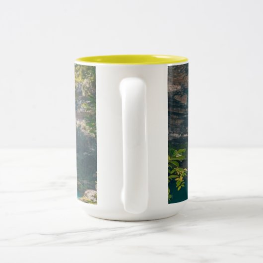 Tasse de Café Inspirée par la Beauté de nature" ツートーンマグカップ (ハンドル)