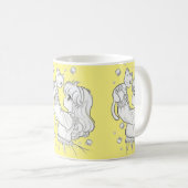 Tasse de fille et chat コーヒーマグカップ (正面右)