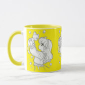 Tasse de fille et chat マグカップ (左)