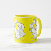 Tasse de fille et chat マグカップ (正面右)