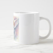 Tasse de Noël Aquarelle : Ange Céleste ジャンボコーヒーマグカップ (右)