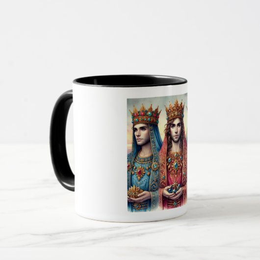 Tasse de Noël: "Les Trois Rois Mages" マグカップ (正面左)