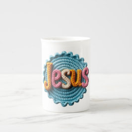 Tasse de Voyage Jésus 01 ボーンチャイナマグカップ