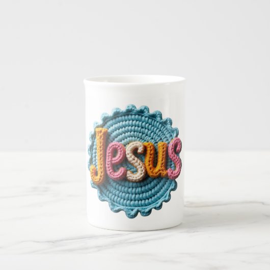 Tasse de Voyage Jésus 01 ボーンチャイナマグカップ (正面)