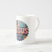 Tasse de Voyage Jésus 02 ボーンチャイナマグカップ (正面右)