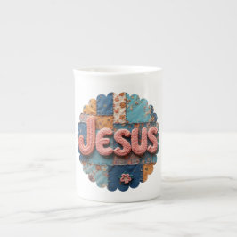 Tasse de Voyage Jésus 02 ボーンチャイナマグカップ