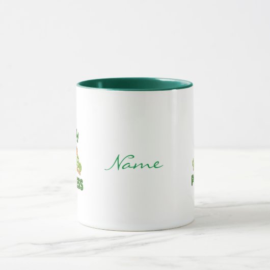 Tasse der irischen Prinzessin personalisierter Nam マグカップ (中央)