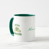 Tasse der irischen Prinzessin personalisierter Nam マグカップ (正面左)