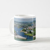 Tasse deutsches Eck in Koblenz コーヒーマグカップ (正面左)