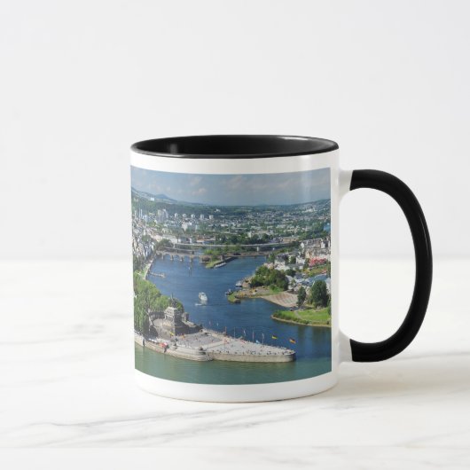 Tasse deutsches Eck in Koblenz マグカップ (右)