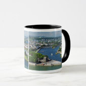 Tasse deutsches Eck in Koblenz マグカップ (正面右)