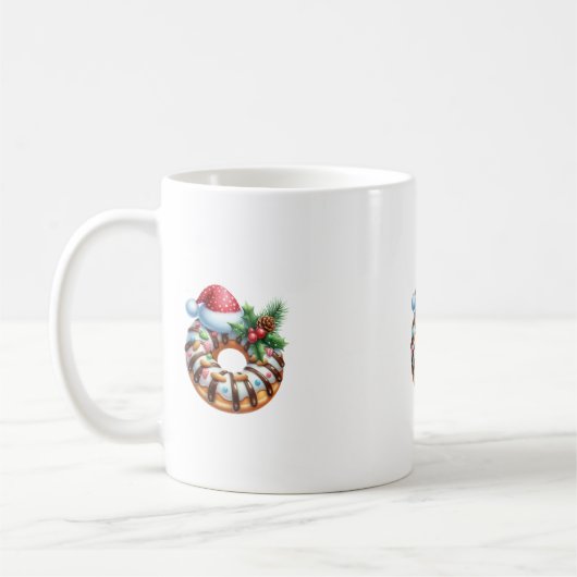 tasse donut de noel コーヒーマグカップ (左)