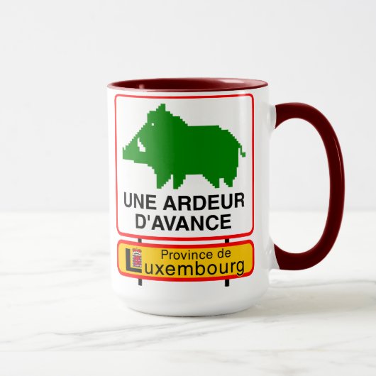 Tasse - double Province de Luxembourg マグカップ (右)