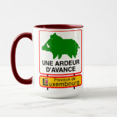 Tasse - double Province de Luxembourg マグカップ (左)