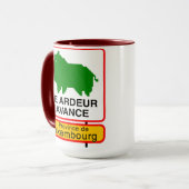 Tasse - double Province de Luxembourg マグカップ (正面左)