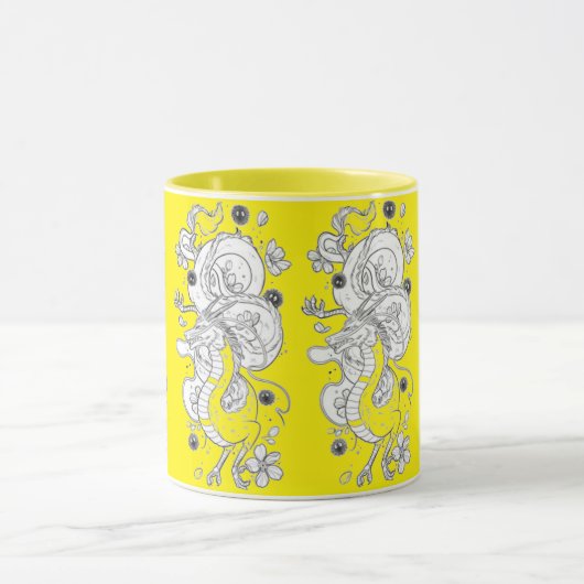 Tasse dragon de chine マグカップ (中央)