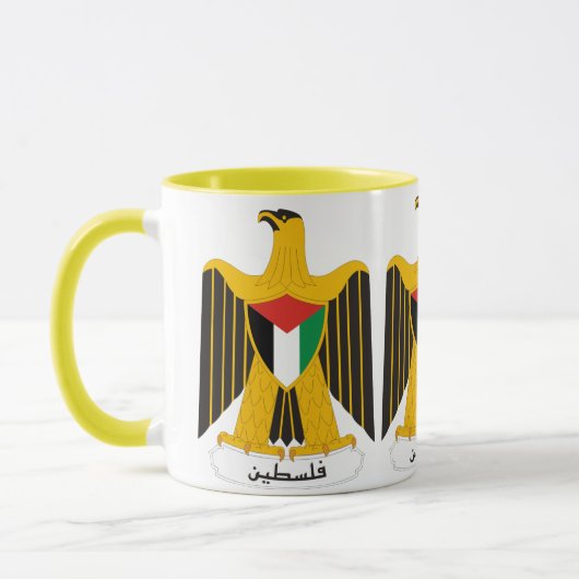  tasse Emblème de la Palestine マグカップ (左)