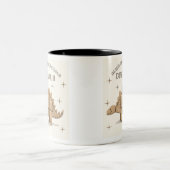 Tasse Enfant avec Adorable Dessin de Dinosaure ツートーンマグカップ (中央)
