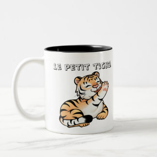Tasse Enfant avec Adorable Tigre Kawaii ツートーンマグカップ