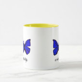 Tasse exotique papillon "exotic life" マグカップ (中央)