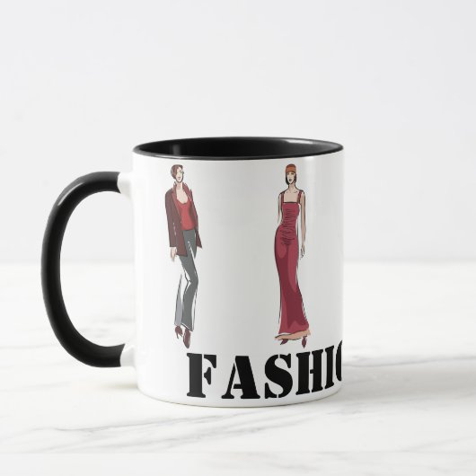 Tasse Fashion Girls マグカップ (左)