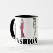 Tasse Fashion Girls マグカップ (正面左)