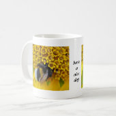 Tasse fleissige Hummel: have a nice day コーヒーマグカップ (正面左)
