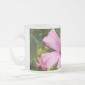 tasse fleur rose フロストグラスマグカップ (左)