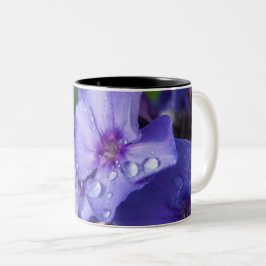 tasse fleur violet ツートーンマグカップ