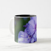 tasse fleur violet ツートーンマグカップ (正面左)