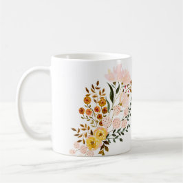 Tasse fleurs  コーヒーマグカップ