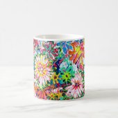 Tasse flowers by Natalia Kuruch コーヒーマグカップ (中央)