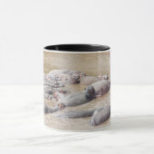 Tasse "Flußpferde-Hippos" マグカップ (中央)