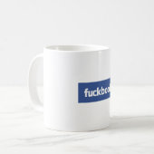 tasse fuckbook コーヒーマグカップ (正面左)