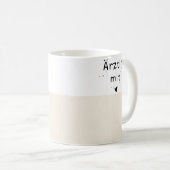 Tasse für Ärztinnen mit Herz コーヒーマグカップ (正面右)