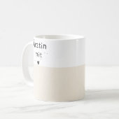 Tasse für Ärztinnen mit Herz コーヒーマグカップ (正面左)