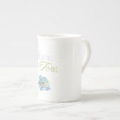 Tasse für Buchliebhaberinnen und -liebhaber ボーンチャイナマグカップ (正面右)