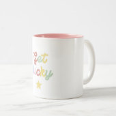 Tasse Get lucky mit Stern ツートーンマグカップ (正面右)