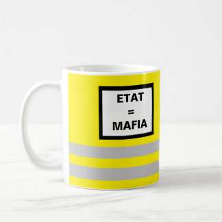 Tasse Gilet Jaune Etat = Mafia コーヒーマグカップ